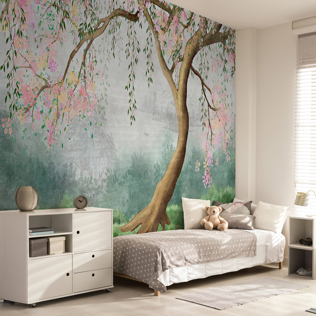 Tree with pink flowers Tree with pink flowers