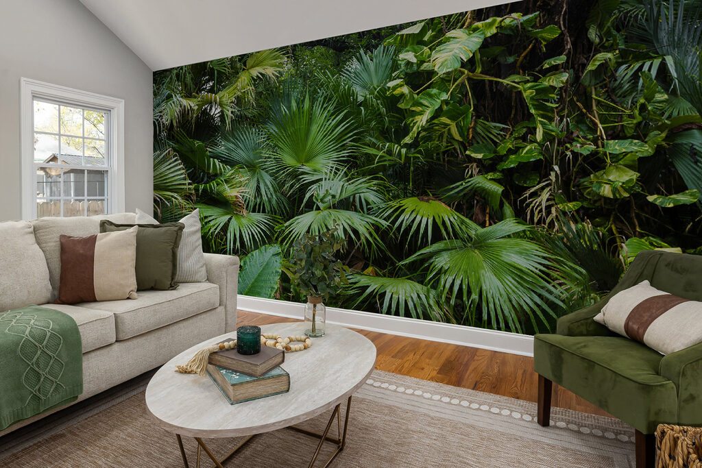 Group of green leaves