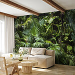 Group of green leaves Wall mural Group of green leaves
