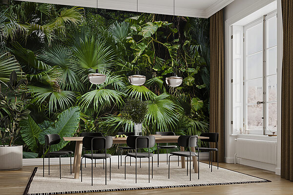 Group of green leaves