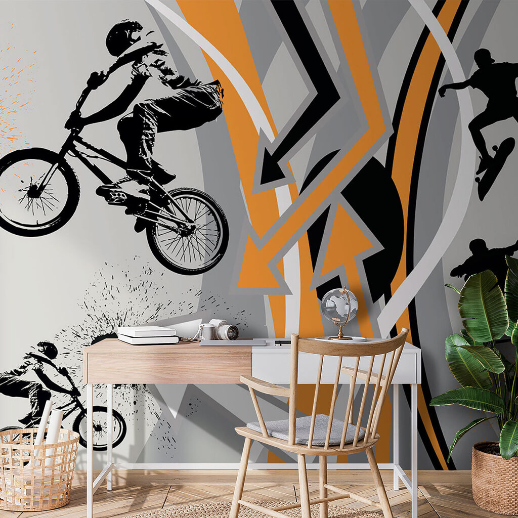 Group of people riding bikes