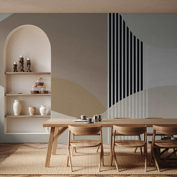 Abstract shapes in neutral tones