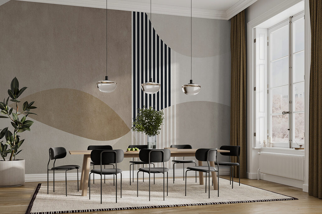 Abstract shapes in neutral tones