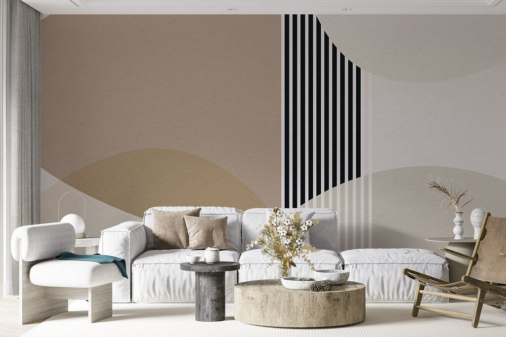 Abstract shapes in neutral tones