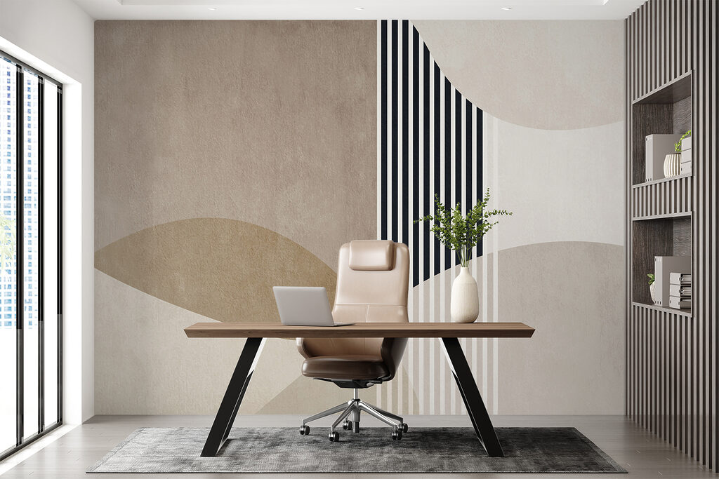 Abstract shapes in neutral tones