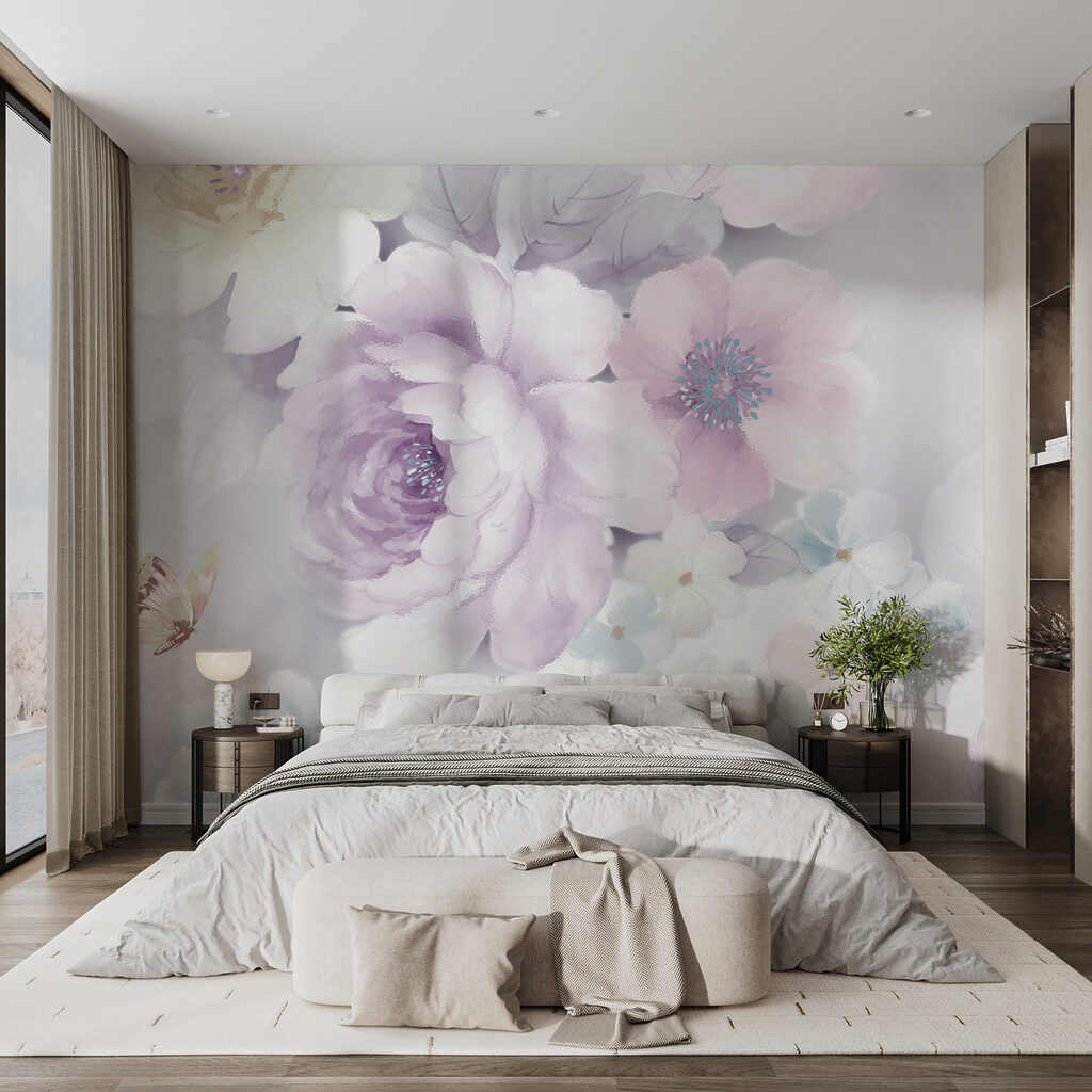 Soft blooms in pastel hues