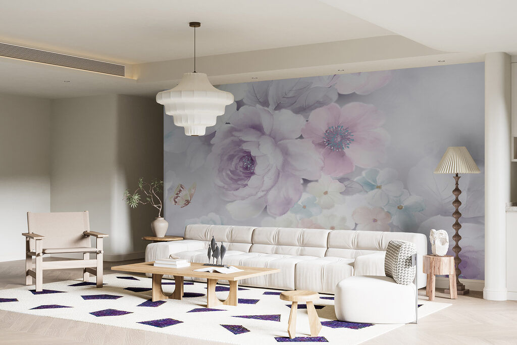 Soft blooms in pastel hues