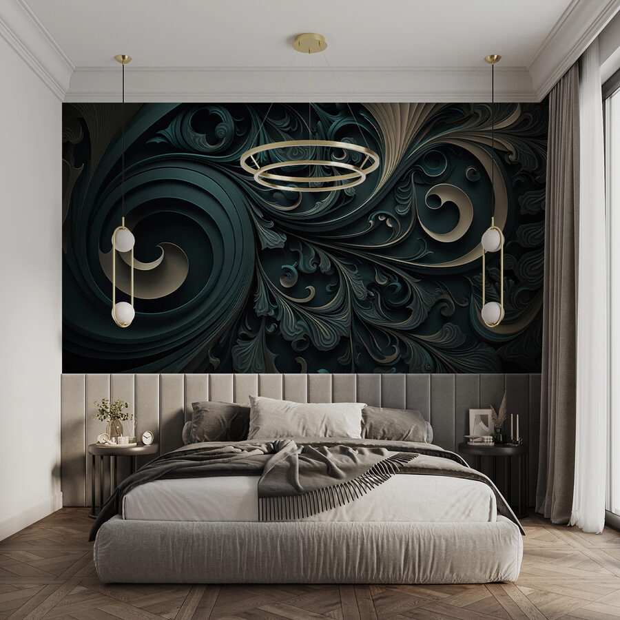 Elegant swirls and intricate designs.