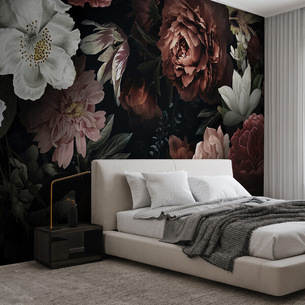 Elegant blooms on a dark backdrop. Elegant blooms on a dark backdrop.