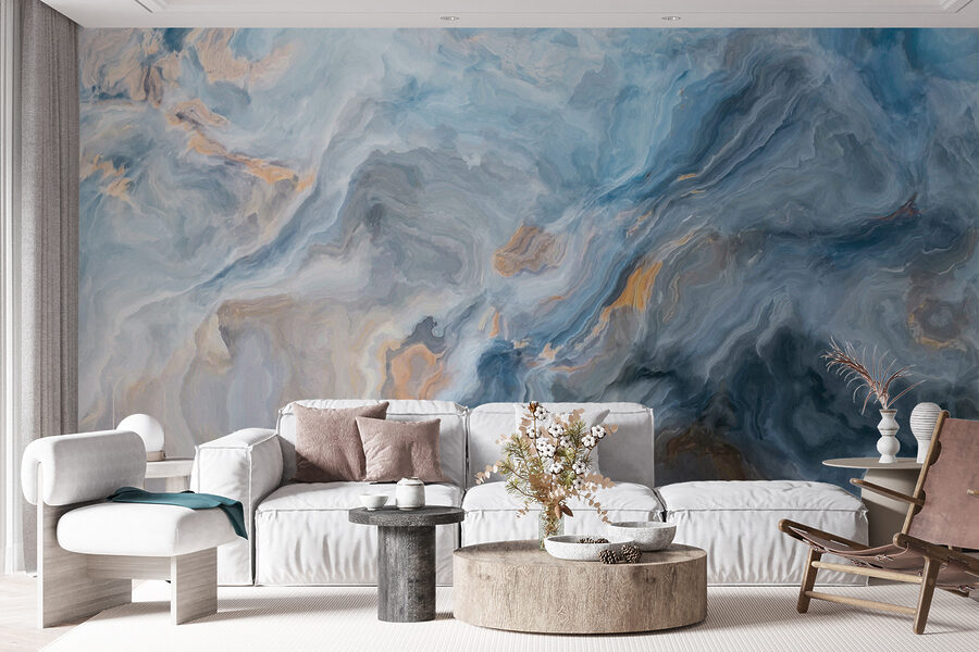 Wall murals Dreamlike swirls of color and texture. - Image 3