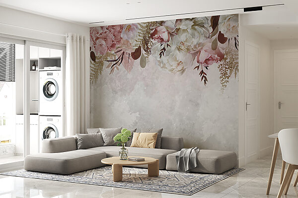 Delicate florals on a soft background