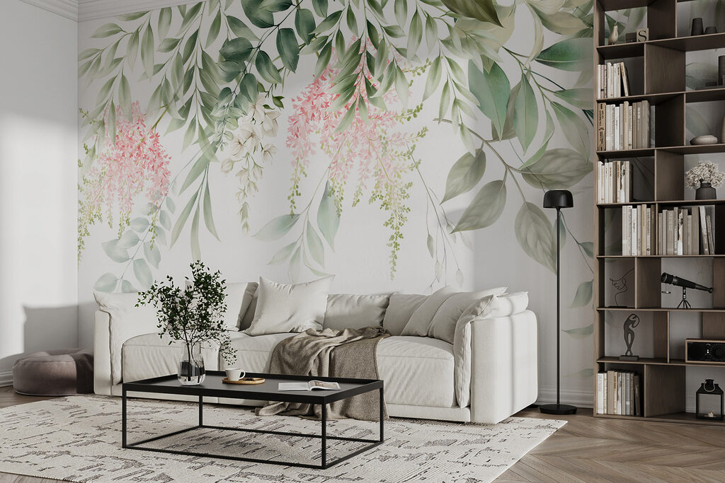 Delicate florals and lush greenery