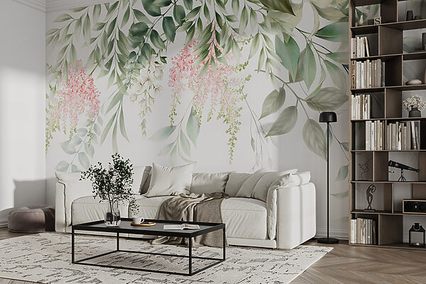 Delicate florals and lush greenery. Delicate florals and lush greenery.