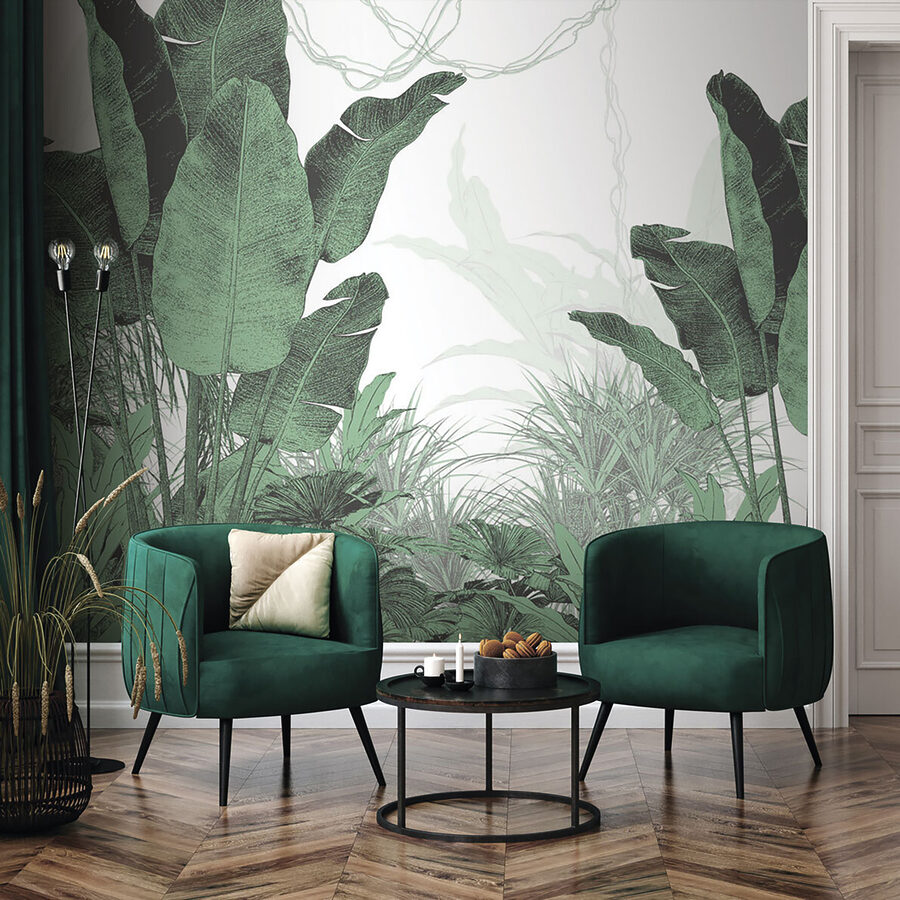 Wall murals Group of plants with leaves - Image 4