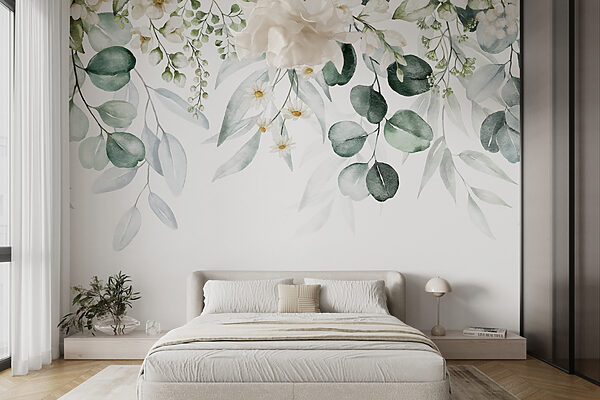 Delicate floral watercolor arrangement. Delicate floral watercolor arrangement.
