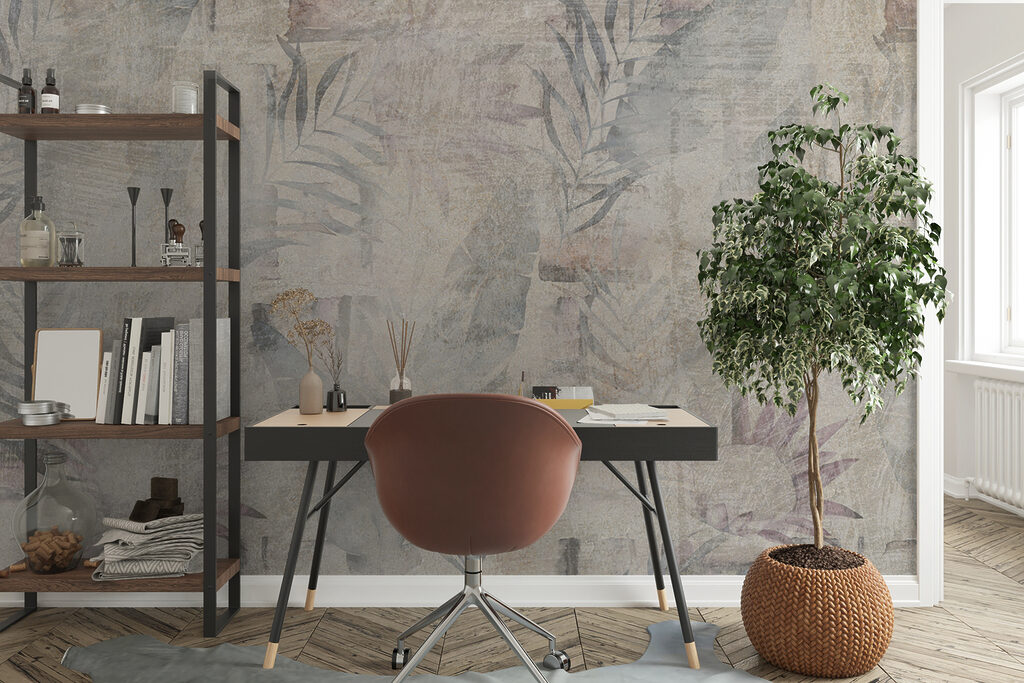 Textures and patterns in soft hues