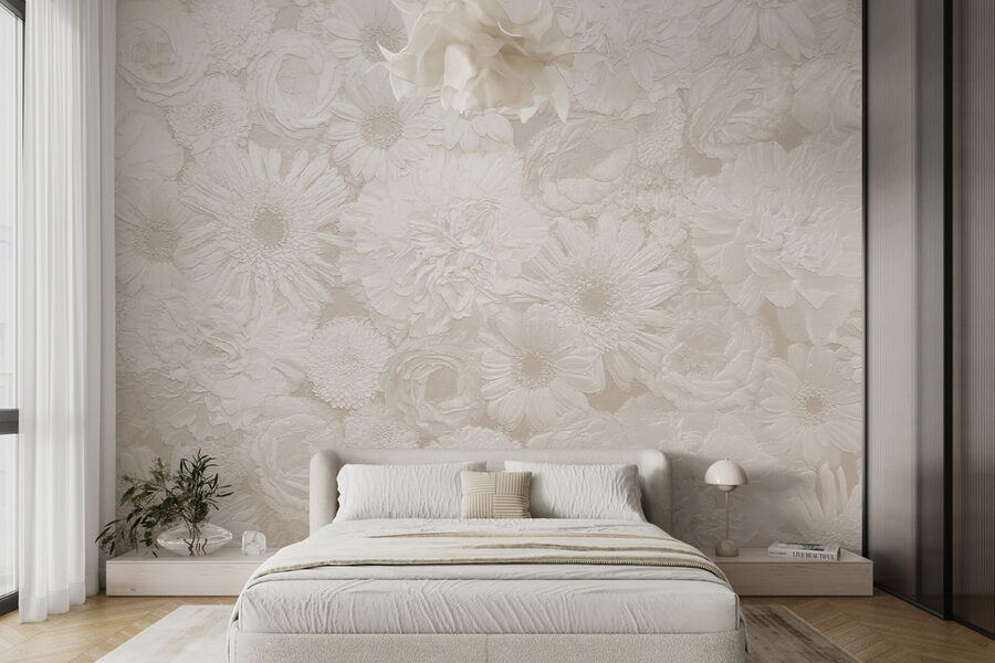 White flower pattern