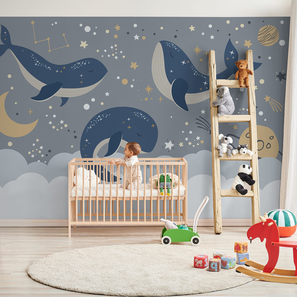 Group of whales in the sky Group of whales in the sky