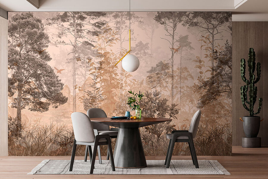 Wall murals Forest with trees and plants - Image 5