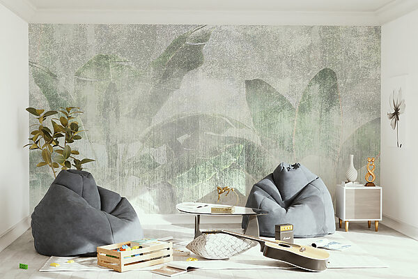 Soft leaves in muted tones. Soft leaves in muted tones.