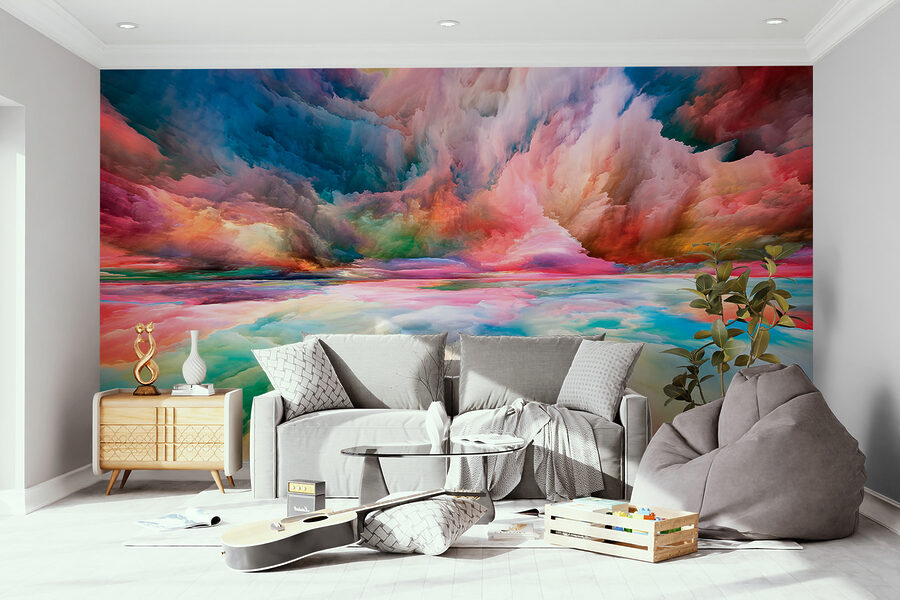 Wall murals Colorful clouds in the sky - Image 3