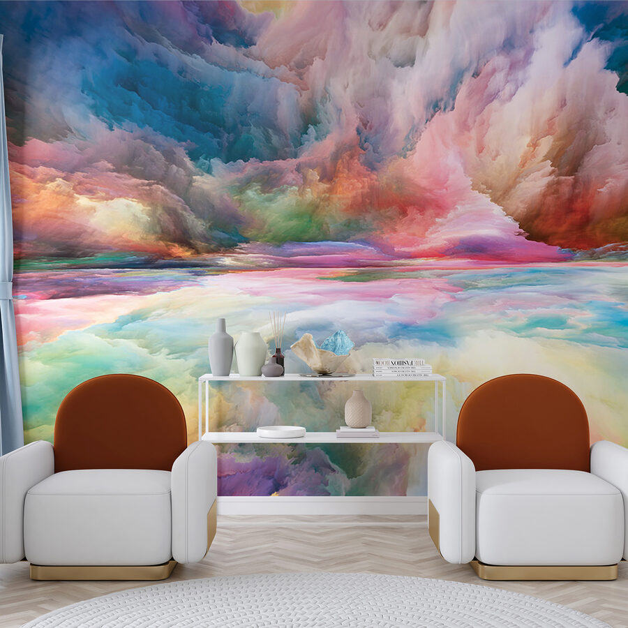 Wall murals Colorful clouds in the sky - Image 4