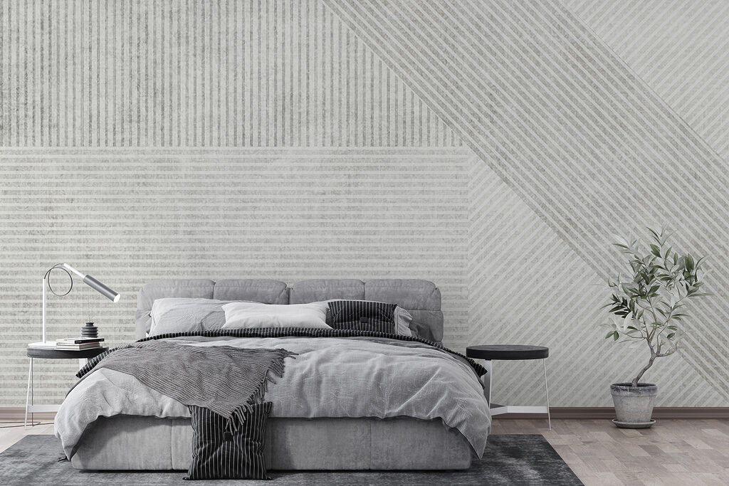 White and gray striped pattern White and gray striped pattern