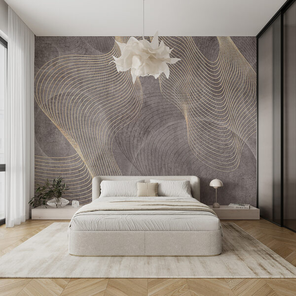 Elegant lines on textured background. Elegant lines on textured background.