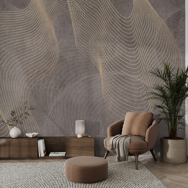Elegant lines on textured background. Elegant lines on textured background.