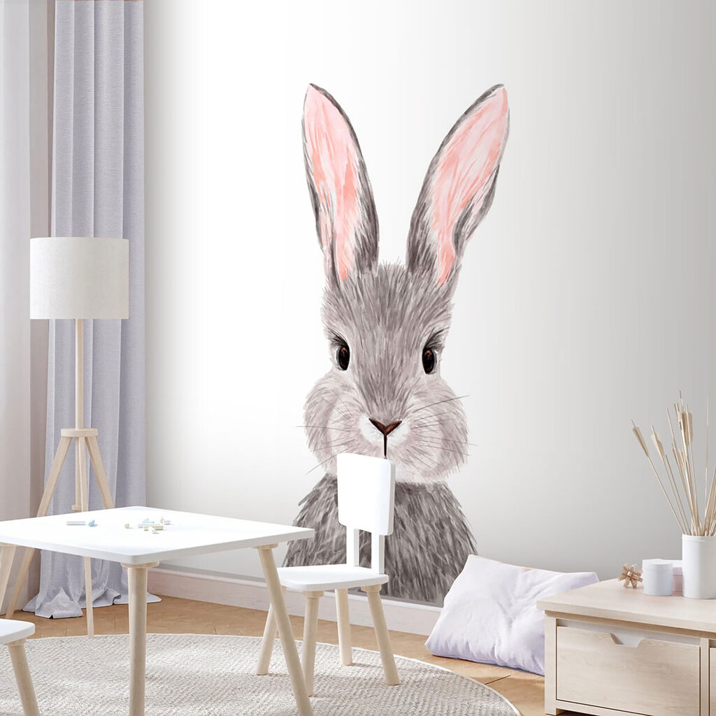 Adorable rabbit with soft fur Adorable rabbit with soft fur