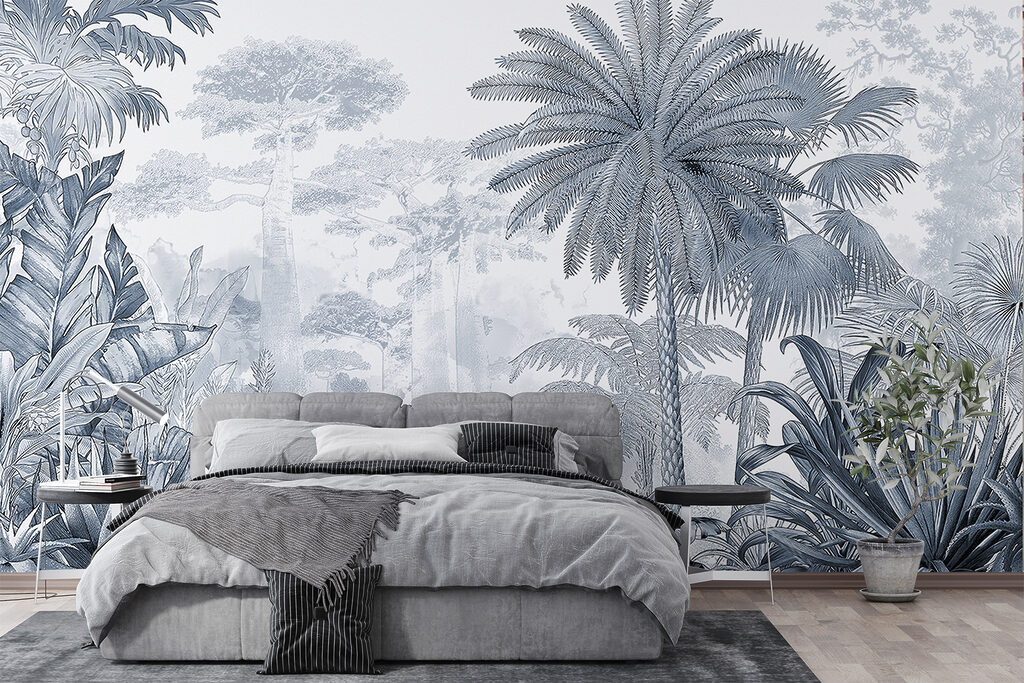 A group of trees and plants A group of trees and plants