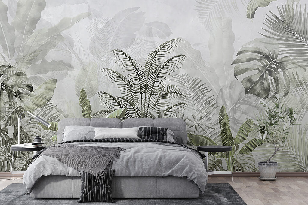 A wallpaper with plants