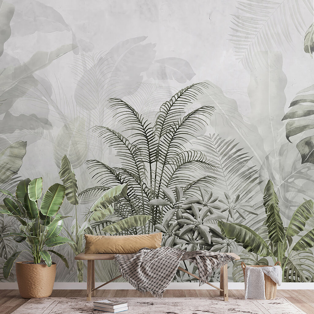 A wallpaper with plants