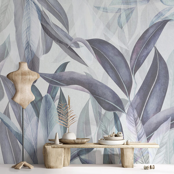 Elegant leaves in soft hues Elegant leaves in soft hues