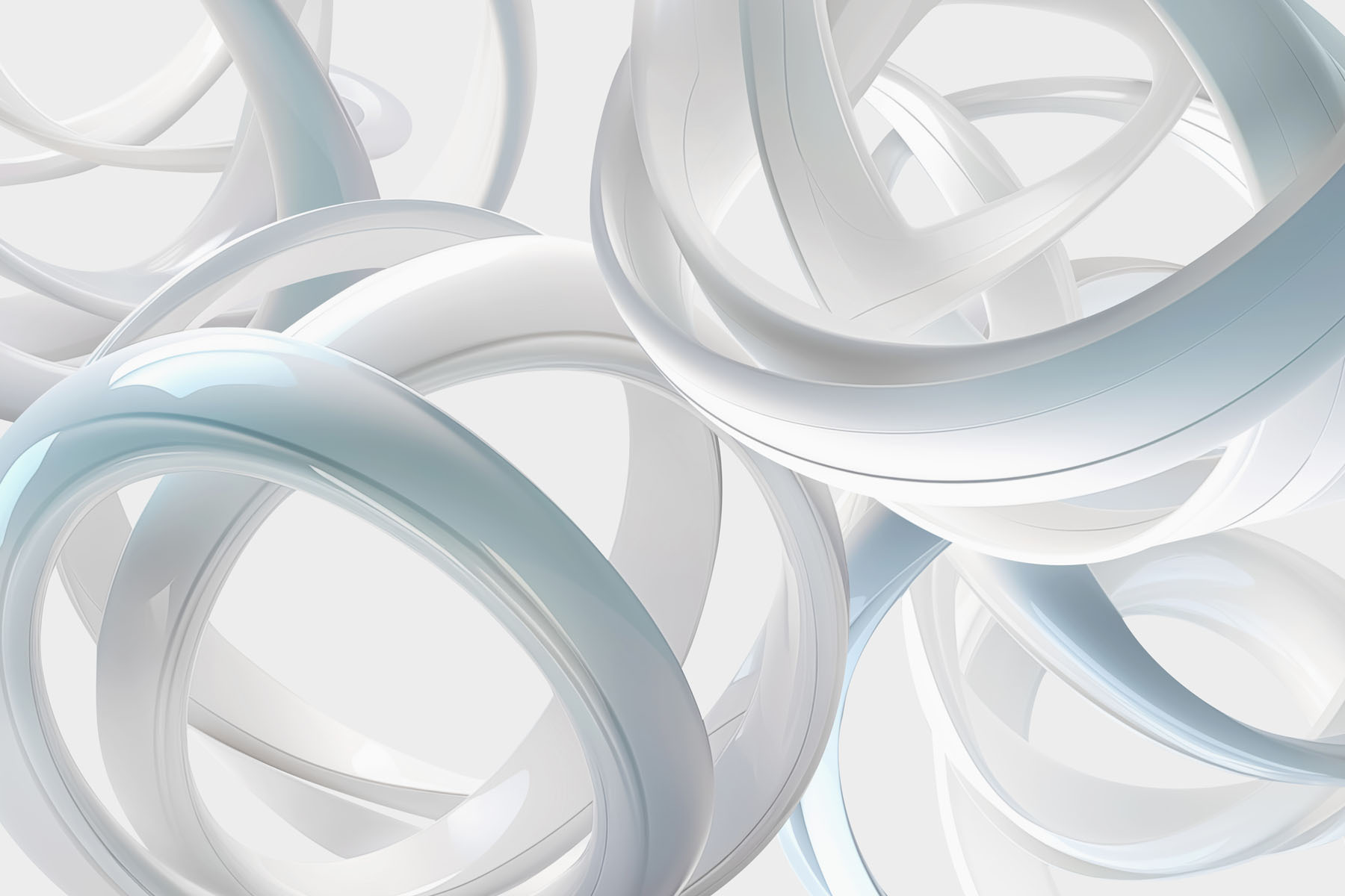 Group of white rings Group of white rings