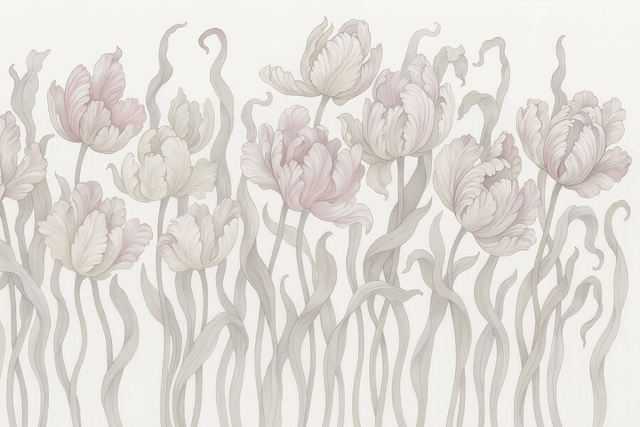 Delicate blooms in soft hues Delicate blooms in soft hues