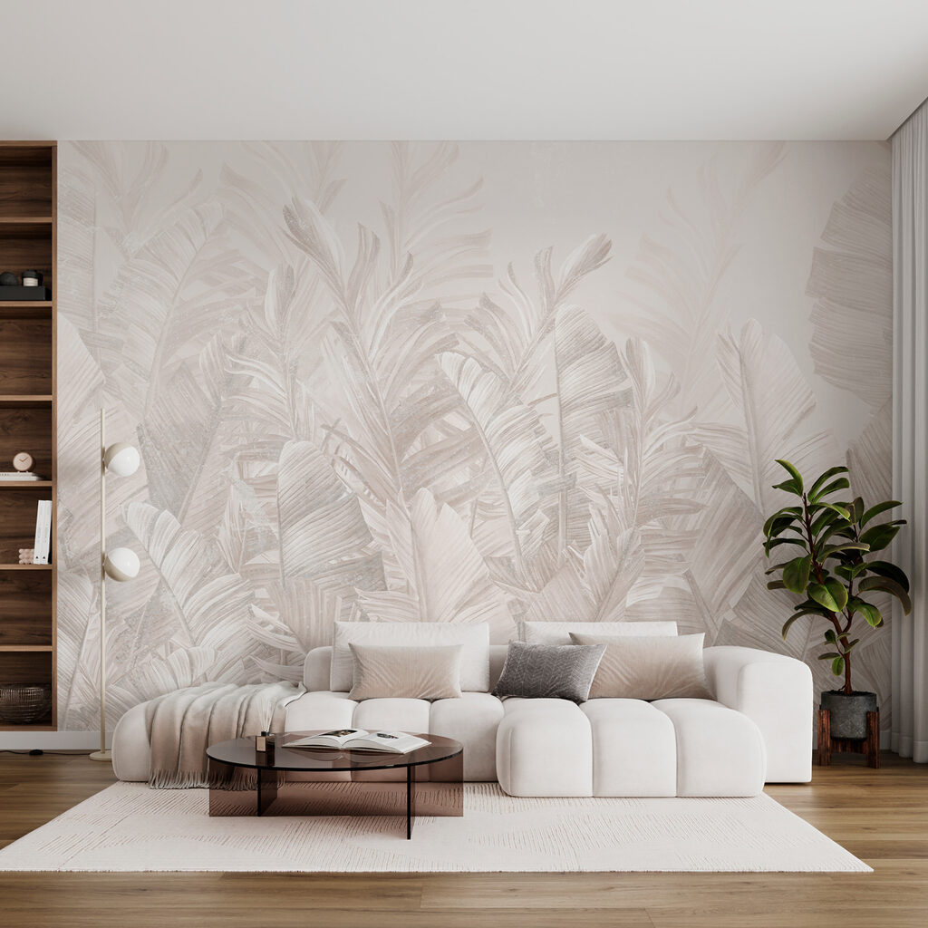 Elegant foliage in soft hues