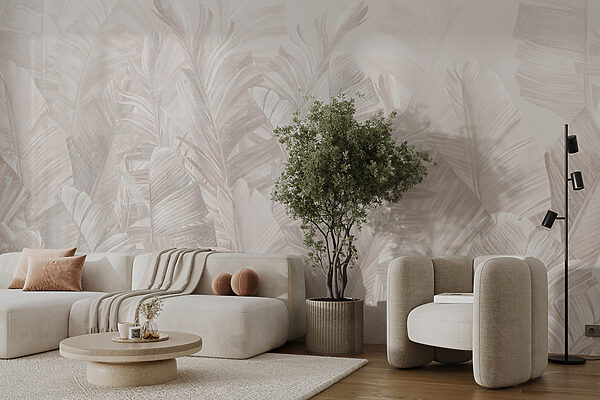 Elegant foliage in soft hues