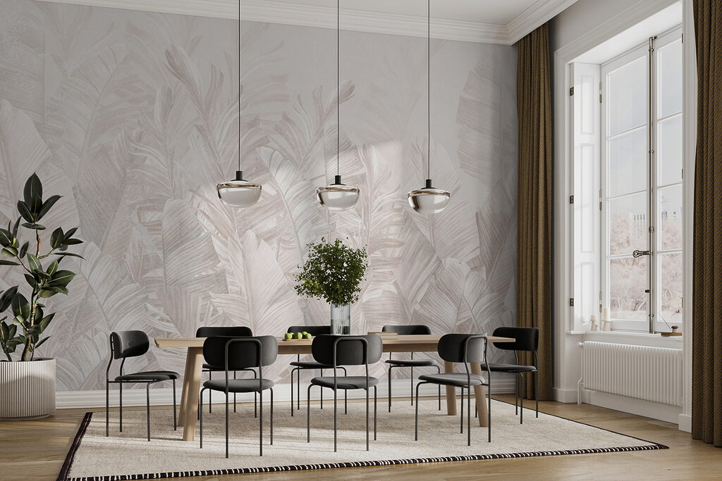 Elegant foliage in soft hues