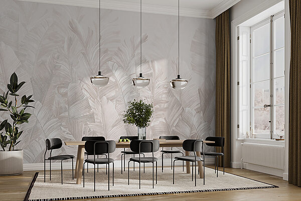 Elegant foliage in soft hues