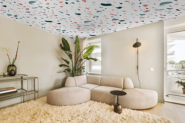 A pattern of small colored spots A pattern of small colored spots