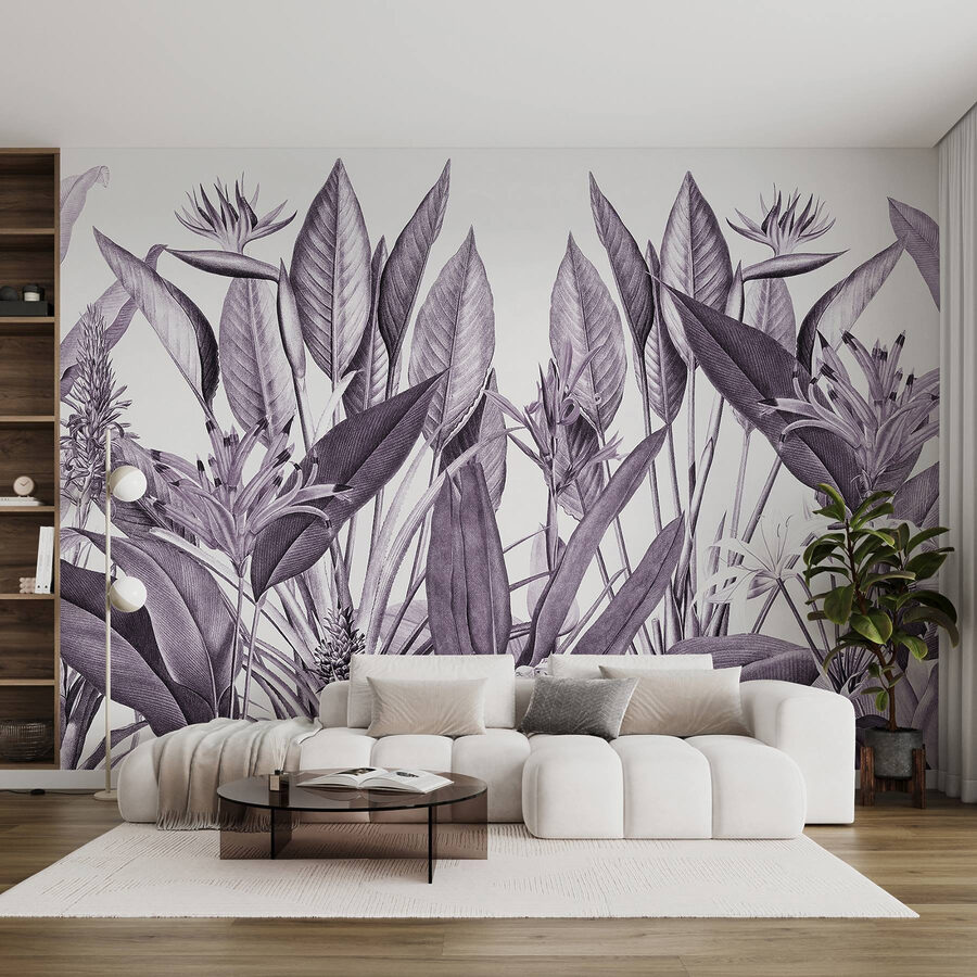 Wall murals Elegant foliage in muted tones. - Image 3