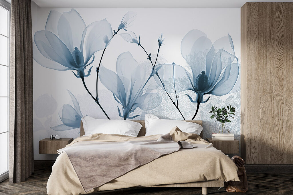 Delicate blooms in soft hues