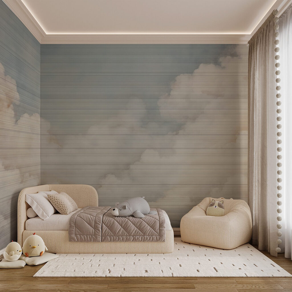 White clouds in the sky