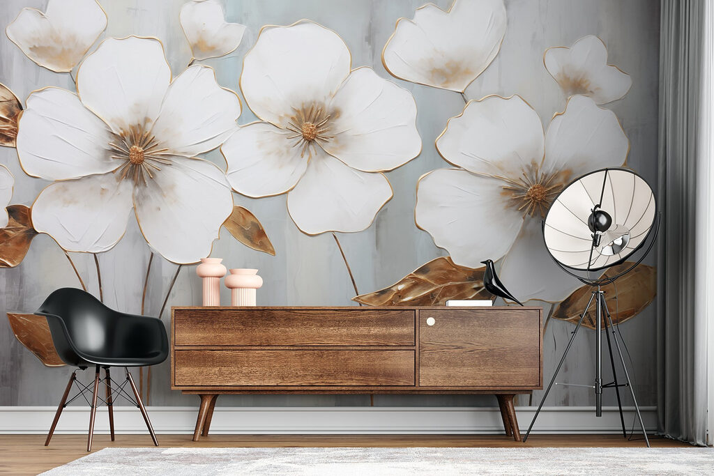 Delicate flowers with elegant accents