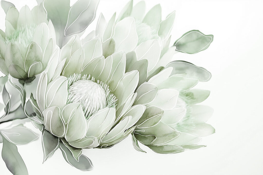 Soft petals in gentle hues Soft petals in gentle hues
