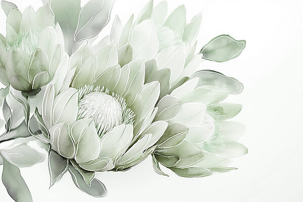 Soft petals in gentle hues Soft petals in gentle hues