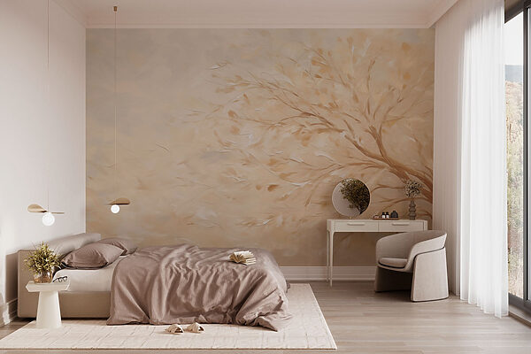 Wall murals Wall murals Painting of a tree (SKU: w03698)