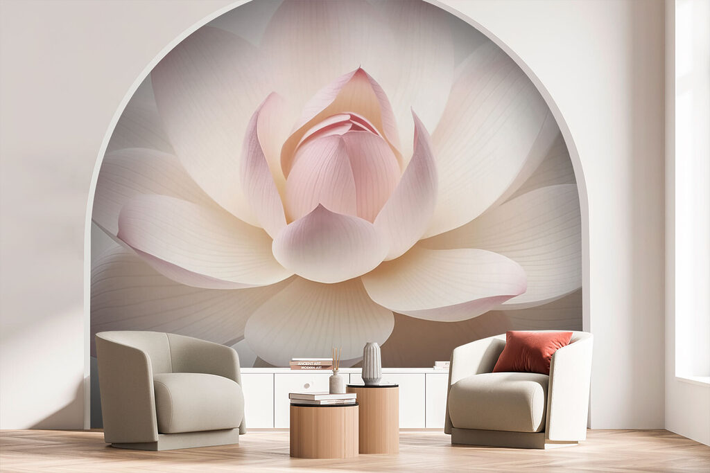 Delicate blooms in soft colors