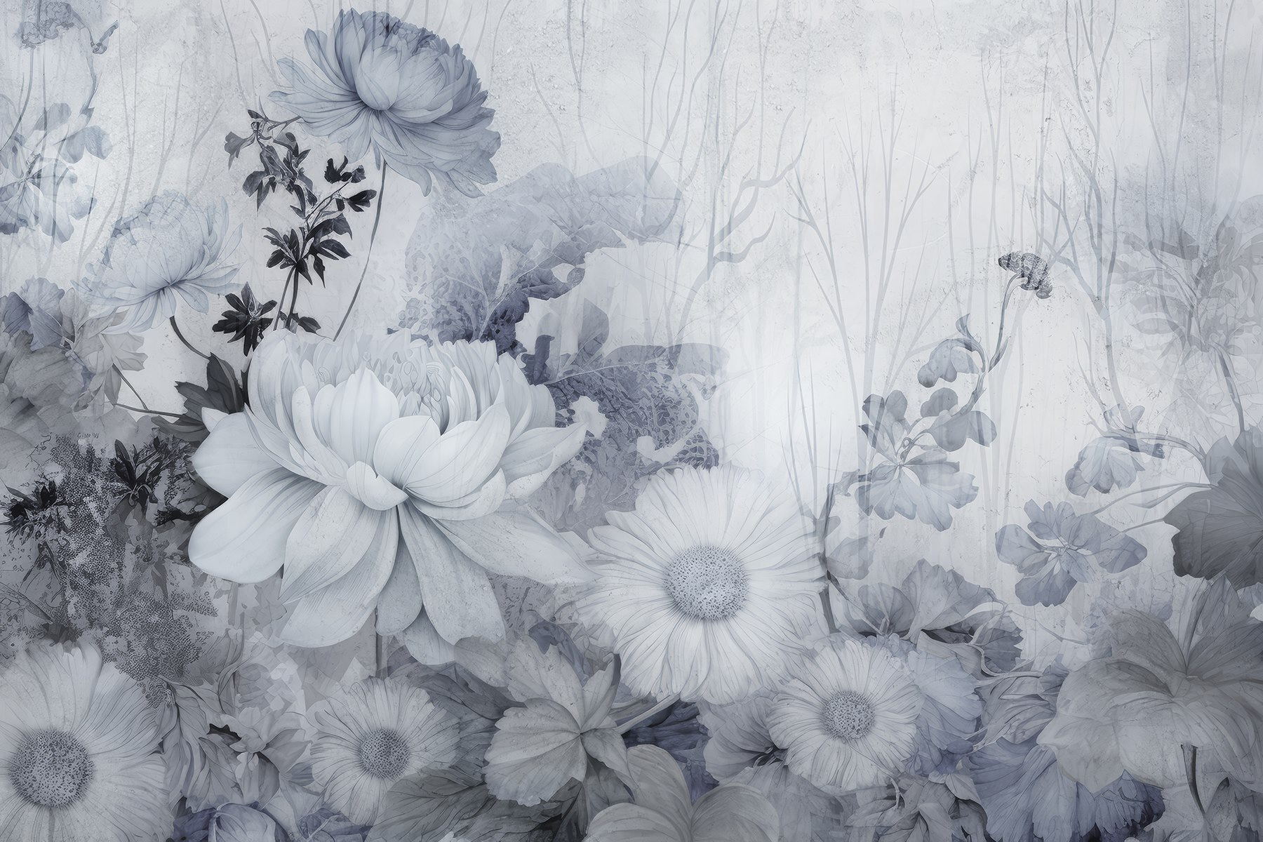 Delicate blossoms in gentle hues Delicate blossoms in gentle hues